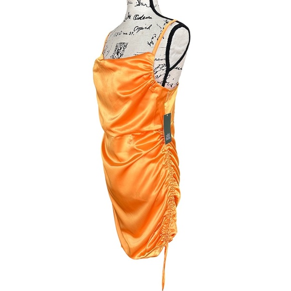 NWT $35 Wild Fable Yellow Mini Dress Size M - Picture 3 of 9